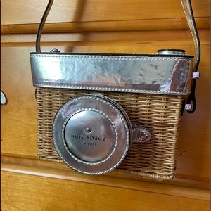 Kate Spade Wicker Camera purse